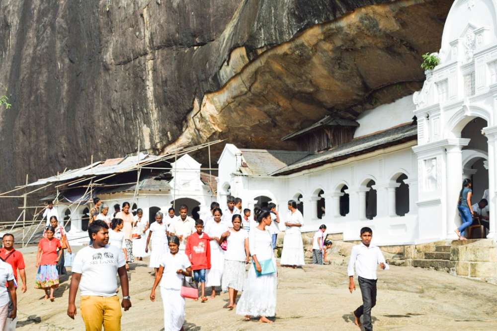 Dambulla lors d'un voyage au Sri Lanka